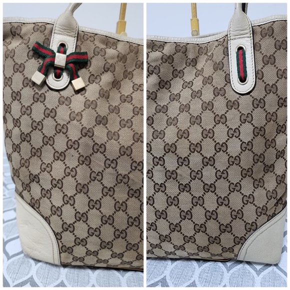 Authentic Gucci GG Canvas New Britt Medium Shoulder Bag - Picture 9 of 14